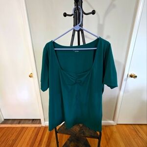 Elegant Green Women's Top